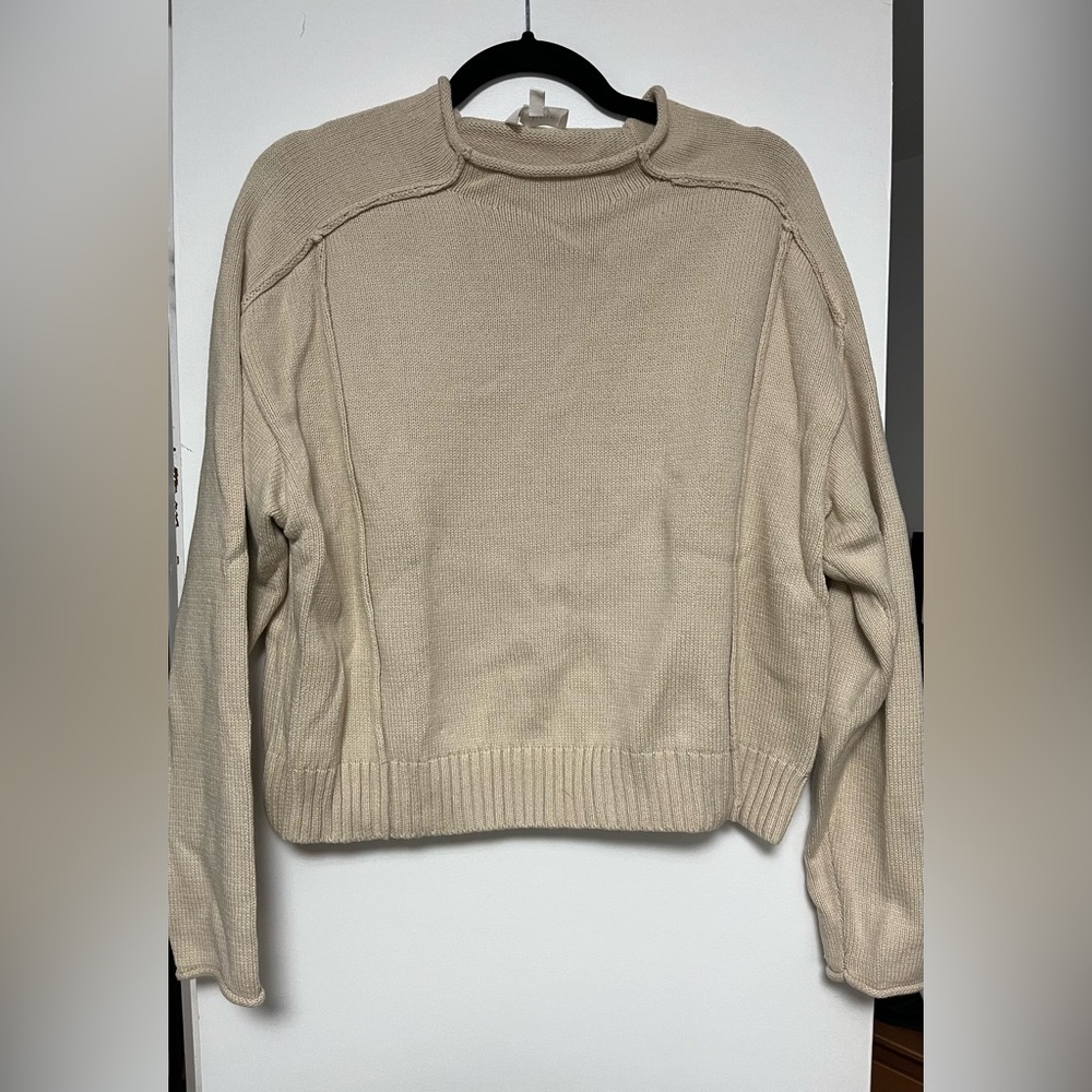 Bohme Cream Turtleneck Sweater